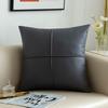 Almofada de Tecido Tecnológico Cor Pura Retro Casual Almofada de Sofá Cruzada Feita à Mão Almofada de Cabeceira para Casa Escritório Negócios Cama