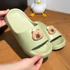 Nuevas Sandalias de Casa Antideslizantes de EVA Sencillas para Pareja, para Verano, Baño, Hogar, para Mujer, Sandalias de Baño para el Hogar al por Mayor
