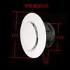 Difusor de Ar Circular Abs Saída de Exaustão Sistema de Ar Fresco Interno Saída de Ar Fresco para Ar Condicionado Central