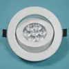 Lâmpada de teto led downlight embutido 7W carcaça de lâmpada de teto preto branco Taiwan fixo fabricante Zhongshan