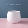Vaso de cerâmica florido banhado a ouro padrão mármore personalidade simples criativo nórdico plantas verdes colorido redondo hidropônico suculentas