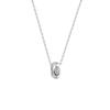 Colar Estrela de Quatro Pontas em Prata de Lei S925 para Mulheres, Moda Minimalista, Versátil para o Trabalho e Uso Diário, Sensação Elegante e de Alto Padrão, Corrente Clavícula Oval de Nicho
