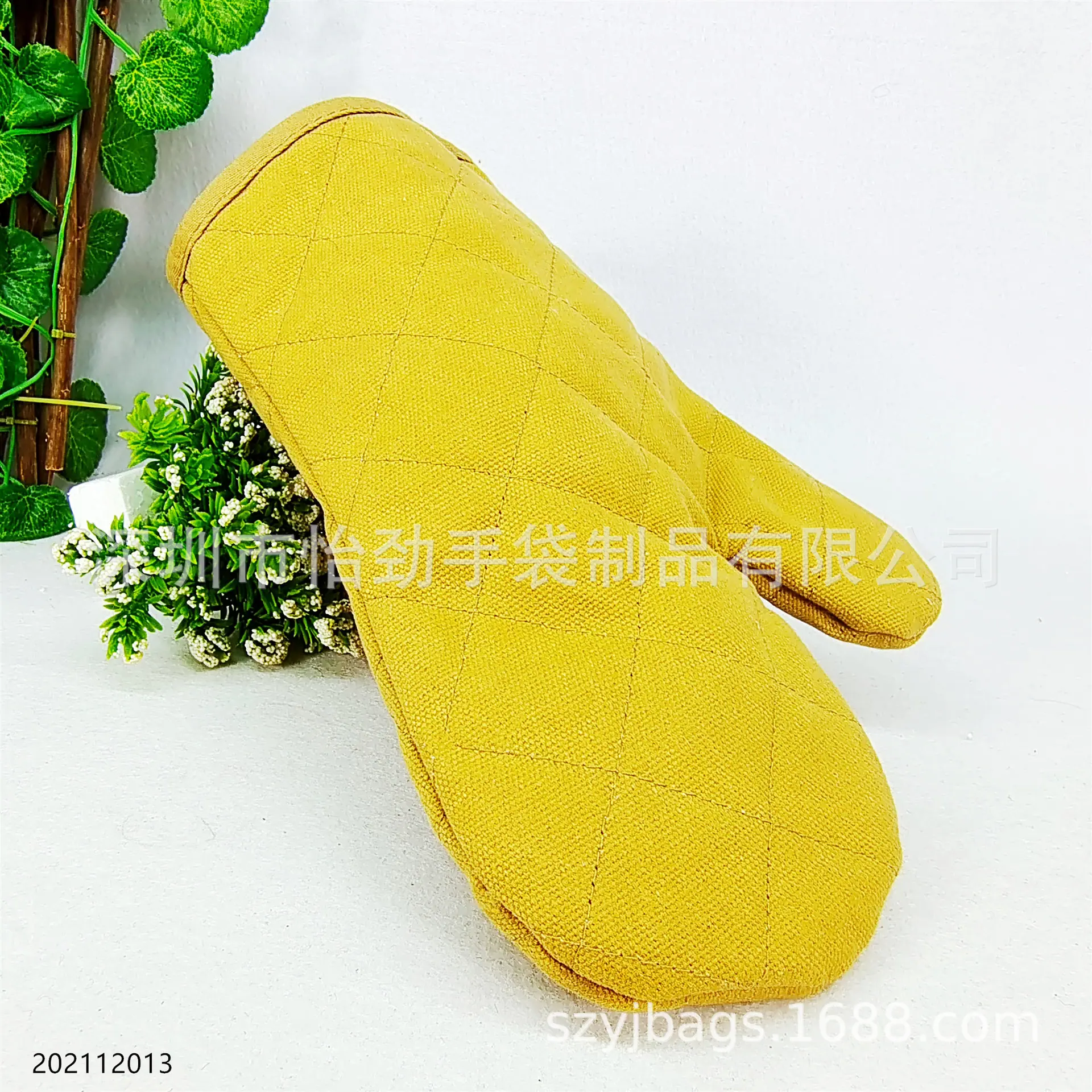 帆布隔热手套微波炉手套