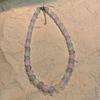 Collar de cuentas de caramelo colorido para mujer, diseño de nicho, accesorios de verano, dopamina dulce, cadena de clavícula combinable.