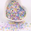 2mm 3mm 4mm Dorado Liso PVC Redondo Alto Brillo Cuentas para Uñas Relleno de Arcilla de Cristal en stock
