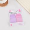 Calcomanías Índice de Degradado de Color, Notas Creativas Multicolor para Cuaderno de Oficina, Calcomanías N-Veces, Notas de Mensaje a la Moda, Notas Adhesivas