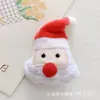 Peluche de dibujos animados Papá Noel muñeco de nieve alce árbol algodón DIY pasador tocado zapatos y calcetines bolsa accesorios accesorios decorativos