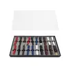 Vendedor recomenda expositor de vitrine com painel de 10 grades para relógios, suportes, pulseiras de relógio, bandejas, caixa de armazenamento, bandeja de caixa de relógio