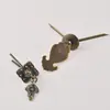 Manija de Mueble Clásico Caoba Bronce Accesorios Chapados en Hierro Cobre Manualidad de Bronce Manija de Puerta de Gabinete Accesorios de Ferretería para Muebles