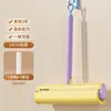 Rolo Removedor de Fiapos, Removedor de Fiapos Adesivo, Removedor de Pó de Roupa, Escova de Rolo de Feltro para Remoção de Fiapos, Absorvedor de Fiapos de Roupa, Papel de Reposição