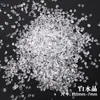 Pedrisco de Cristal Branco Natural, Pedra Desmagnetizante, Pulseira Decorativa de Pedra Bruta de Cristal Branco, Pedra Desmagnetizante para Buda, Aromaterapia, Atacado de Fabricantes