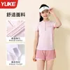 Traje de baño para niñas, de dos piezas, para niños mayores y adolescentes, conjunto profesional de traje de baño y pantalón para entrenamiento de natación