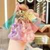 Llavero de unicornio electrochapado de dibujos animados al por mayor colgante para coche llavero creativa muñequita exquisitos adornos para bolso