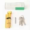 Cilindro de Cerradura de Puerta de Aleación de Aluminio, Cilindro de Cerradura Totalmente de Cobre para Puertas de Aluminio con Rotura de Puente Térmico, Cilindro de Cerradura Universal de Cabeza Única Grande 70 60 90 para Puertas de Acero Plástico