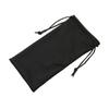 Bolsa de microfibra impermeable para gafas al por mayor, color sólido, con cordón, bolsa de almacenamiento para teléfono móvil, aguja, bolsa de tela para dos gafas