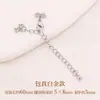 Cadena de extensión de acero de titanio, pulsera de perlas ajustable, cadena de extensión para collar, cadena para clavícula, cadena de cola, accesorios de cadena con cierre de langosta