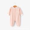 Mameluco para bebé primavera y otoño algodón jacquard sin costuras pijama de manga larga para bebé ropa para recién nacido 3-18 meses