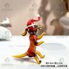 Zibo Vidro Comida Ocidental Cachorro Artesanal Bonito Enfeites de Mesa Decorações de Natal Casa Presentes Transfronteiriços Artesanato