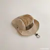 Sombrero de protección solar para niños verano malla fina transpirable niños y niñas bebé ala ancha camping secado rápido sombrero para el sol