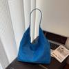 Bolso Cruzado Estilo Coreano Bolso de Gamuza Nuevo para Mujer Versátil Transfronterizo Bolso de Hombro Retro Gran Capacidad Bolso Tote para Viajar