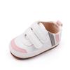 Sapatos para Bebê e Criança Pequena de 0-1 Ano Primavera e Outono PU Duplo Velcro Sapatos de Bebê Masculinos e Femininos Sapatos Casuais de Bebê BXC3223