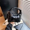 Diseño Nicho Hecho a Mano Moda Casual Bolso Tejido 2025 Verano Nuevo Bolso Pequeño Un Hombro Cruzado Bolso Dumpling