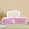 Bolsa cosmética de color caramelo de venta caliente transfronteriza, de pana, simple, portátil, de gran capacidad, bolsa de aseo, bolsa de almacenamiento, bolsa de viaje
