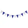 Bandeira de arranjo de aniversário padrão de onda bronzeadora padrão de onda Bandeira de arranjo de aniversário Bandeira de fundo de decoração de festa Adereços de fundo Bandeira triangular