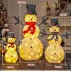 Decoração de Natal Boneco de Neve Rena de Natal Brilhante Cenário para Shopping Center Lobby de Hotel Enfeites Decorativos Grandes de Natal