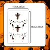 Combinación de Pegatinas de Tatuaje de Elemento de Horror de Cicatriz de Halloween Transfronteriza Estilo de Atmósfera de Maquillaje Divertido de Horror