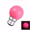 Bombilla de Luz LED de Colores Rosca E27 Bayoneta B22 Decorativa de Colores Amarillo Verde Azul Rosa Naranja Morado Rojo Pequeña Bombilla de Bajo Consumo