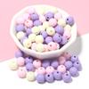 Cuentas Redondas Acrílicas Serie Navideña Color Sólido Hecho a Mano DIY Accesorios para Joyería Cuentas de Color Sólido Cuentas Sueltas Serie de 30 Colores Cuentas Navideñas