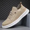 Zapatos de Malla de Verano, Zapatos de Running Transpirables Tejidos con Hilo, Suela Suave, Zapatos Bajos Finos para Hombre, Zapatos Deportivos Casuales sin Cordones