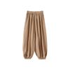 Calça Masculina Wulibu 2026 Nova Primavera e Outono Solta Casual Jogger Calça Longa Solta com Caimento Infantil Tendência
