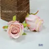 Pintura al Óleo Flor Imitación Rosa Rosa Búlgara de Seda Verdadera Decoración para Mesa de Café Mesa de Comedor Atrezo para Fotografía Atmósfera