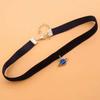 Collar de mujer, gargantilla de cadena cruzada, comercio exterior europeo y americano, cinturón de terciopelo de encaje retro Planeta Azul, joyería corta