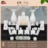 Frete Grátis SF Jade Natural Jade Bege Itens Funerários Ornamentos para Urnas Sepultamento Acompanhamento Funerário Produtos Funerários