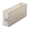 Caja de almacenamiento de ropa estrecha y larga, armario de tela rectangular, caja de almacenamiento de ropa, organizador tipo cajón, diseñado para aprovechar los espacios profundos