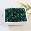 Contas Redondas de Cristal de Vidro Imitando Jade Feitas à Mão para Pulseira DIY Colar Grampo de Cabelo Material de Jade Contas Soltas Acessórios para Miçangas Atacado