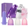 Copa menstrual de silicona compañero menstrual artefacto Tía Grande transfronteriza caliente XS Fábrica Directa de Copas Mensuales Natación
