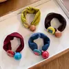 Goma para el Cabello Hecha a Mano de Tela Satinada con Perlas, Cuerda Elástica Alta para Cola de Caballo, Accesorio para el Cabello