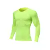 Traje elástico, justo ao corpo, de secagem rápida, respirável, que absorve o suor, não apertado, modelagem 3D, amigável à pele, para fitness ao ar livre, corrida, roupa de compressão