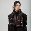 Bufanda Pequeña Estilo Coreano Ins Niñas Otoño e Invierno Tejido de Lana Estilo Coreano Combinable Bufanda de Estudiante en stock