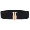 Cinto Decorativo Feminino Estilo Coreano Combina com Tudo Padrão Slub Fivela Elástico Cintura Selo Elástico Cintura Vestido Três Tamanhos