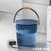 Balde de plástico doméstico de grande capacidade de armazenamento balde estudante dormitório lavanderia balde portátil balde banheiro balde transparente atacado