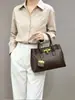 Suministro Exclusivo Transfronterizo de Bolsos de Mano para Mujer, Bolsos Platino de Gran Capacidad, Bolsos de Viaje para Mujer, Bolsos Grandes, Estilo Europeo y Americano, Doble Uso Hombro y Mano