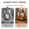 Estantería giratoria de 360 grados, estante de almacenamiento de piso, estante para libros ilustrados, estantería simple portátil para el hogar y estudiantes con ruedas