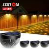 Luz de Valla Semicircular Solar Transfronteriza 6LED Luz Exterior Luz y Sombra Luz Nocturna Luz de Pared de Valla Luz de Escalón Gota de Agua Patio