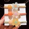 Ins Cuerda para el Cabello Estilo Hyun Ya Lindo Color Flor Accesorios para el Cabello Cuerda para el Cabello Estilo Coreano Anillos para el Cabello Banda para el Cabello Femenina Adorno para la Cabeza