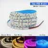 Tira de LED Adhesiva de 12V CC 2835 con 120 LEDs, Alto Brillo, Ultra Estrecha de 4 mm 5 mm Placa Desnuda Luz de Tira para Gabinete Armario Venta al por Mayor